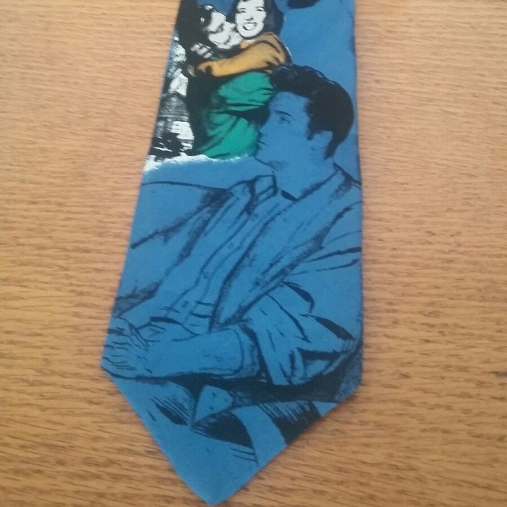ELVIS COLLECTION 100% SILK TIE-  2 items for $25